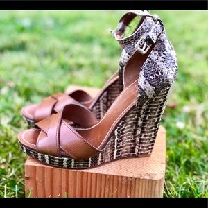 Tory Burch Snake Skin Sandle